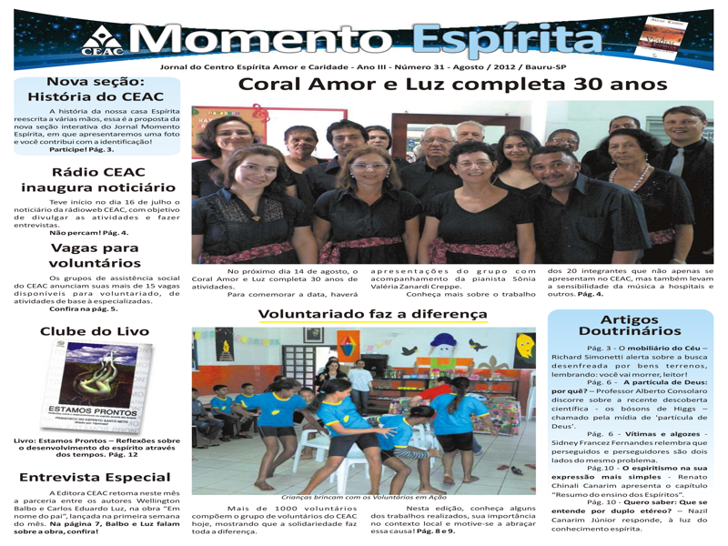 Jornal Momento Espírita