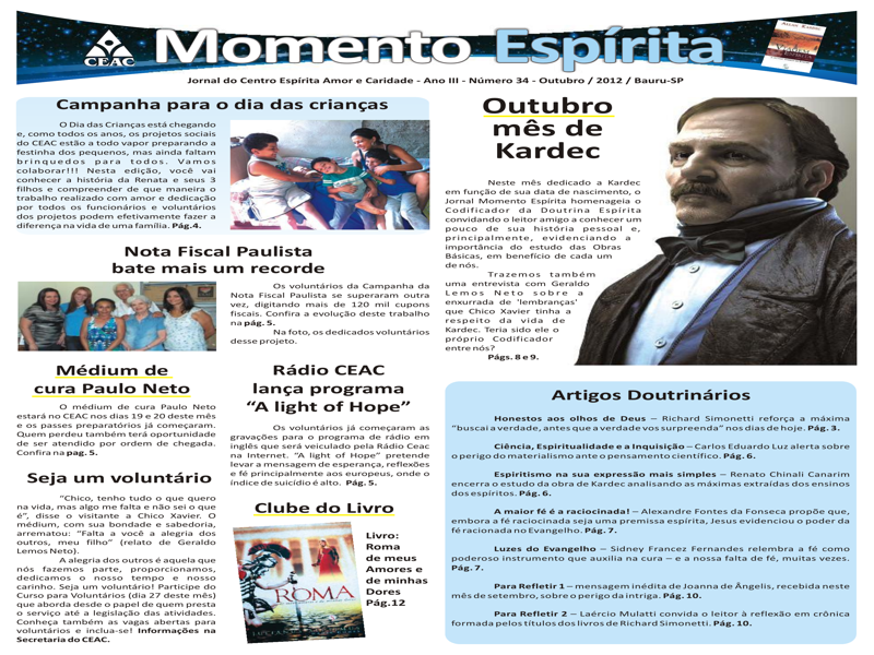 Jornal Momento Espírita