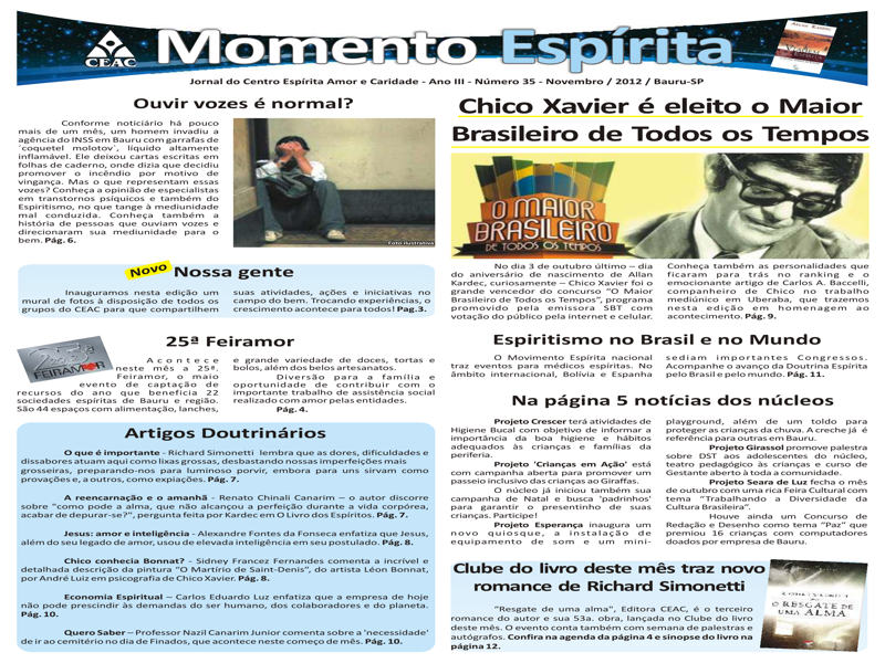 Jornal Momento Espírita