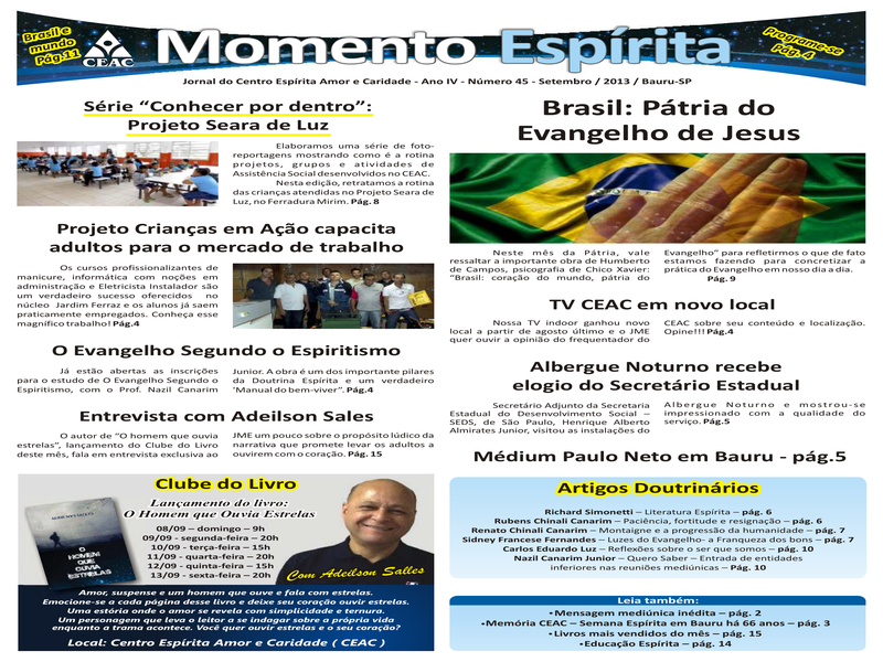 Jornal Momento Espírita