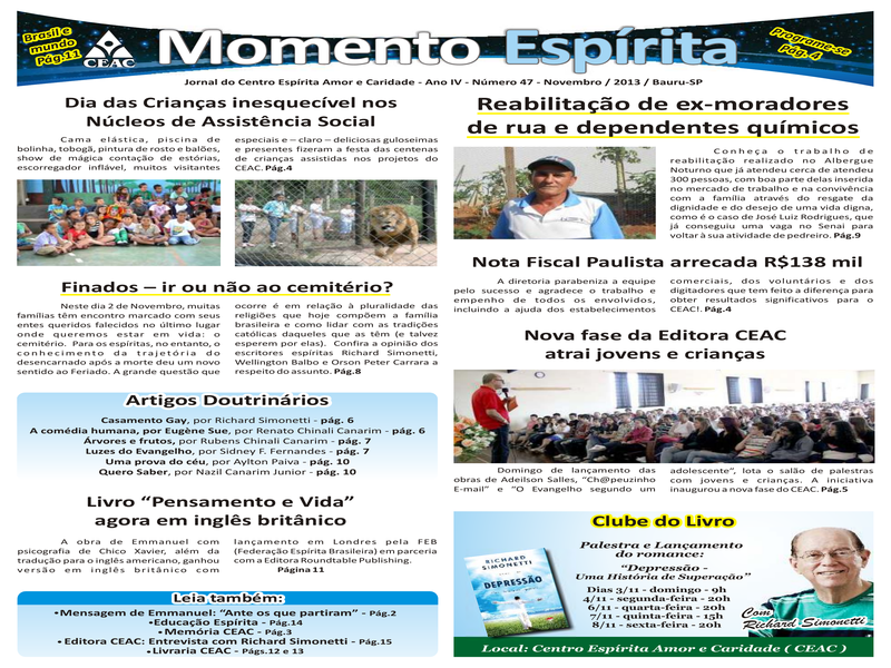 Jornal Momento Espírita