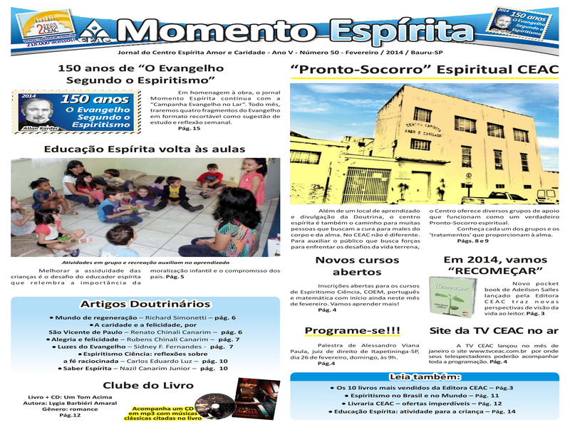 Jornal Momento Espírita