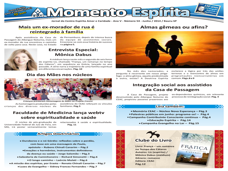 Jornal Momento Espírita