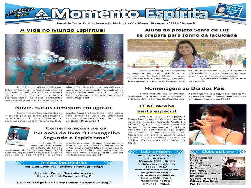 Jornal Momento Espírita