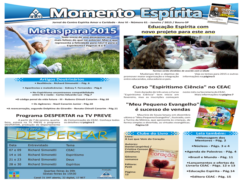 Jornal Momento Espírita