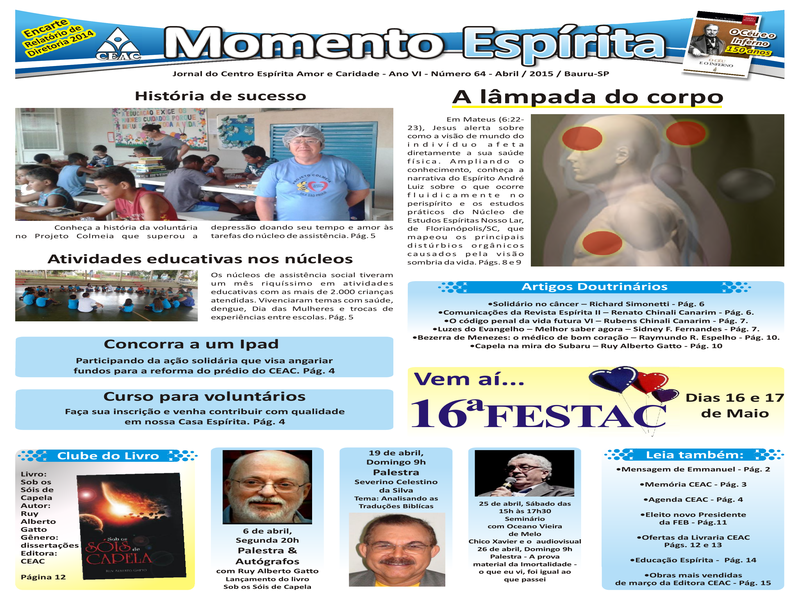 Jornal Momento Espírita