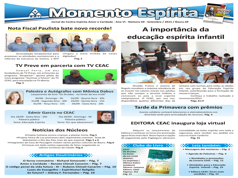 Jornal Momento Espírita