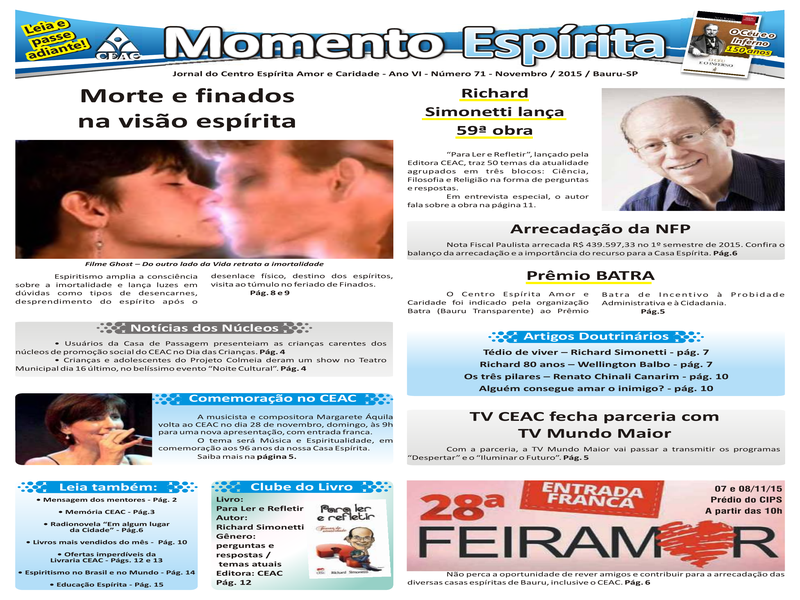 Jornal Momento Espírita