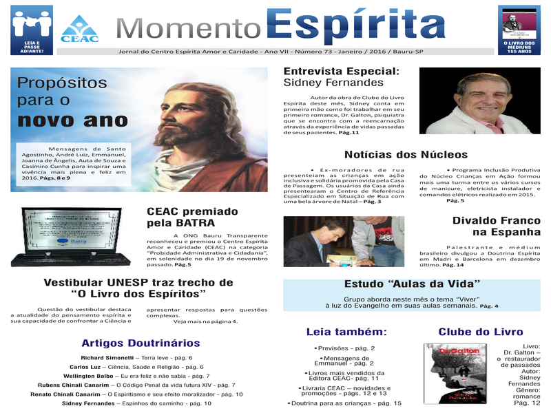 Jornal Momento Espírita