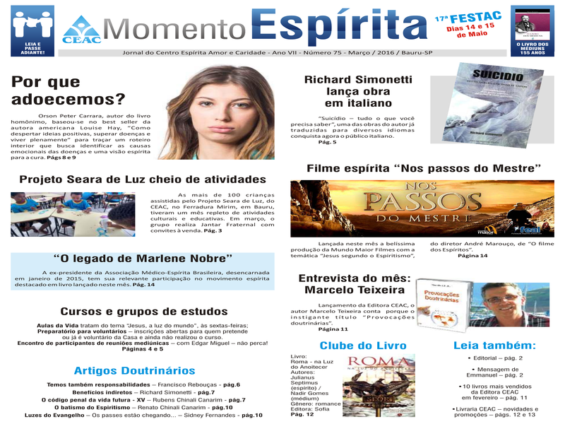 Jornal Momento Espírita