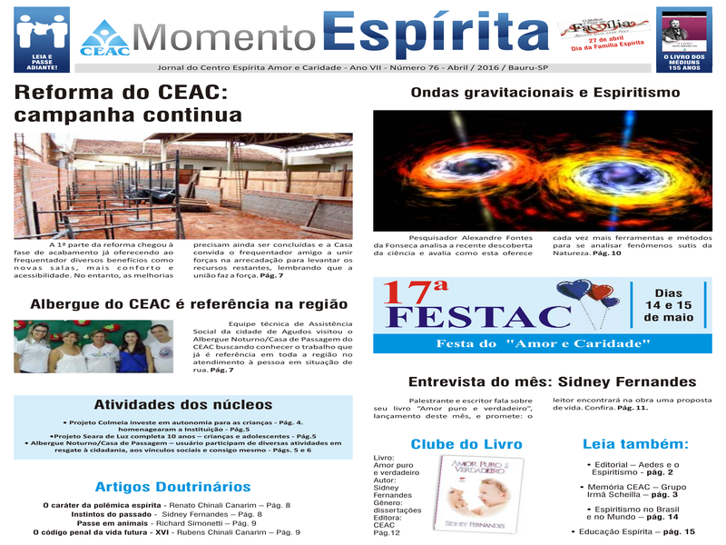 Jornal Momento Espírita