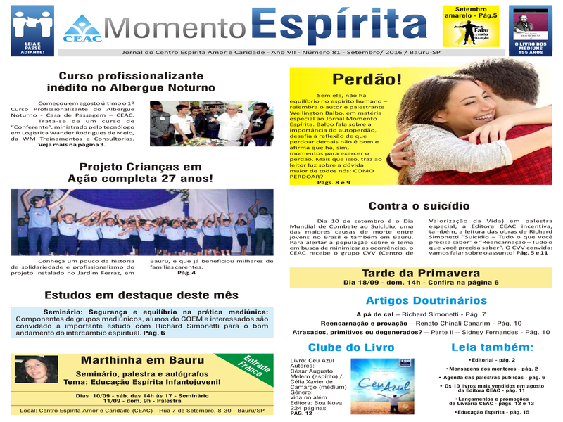 Jornal Momento Espírita