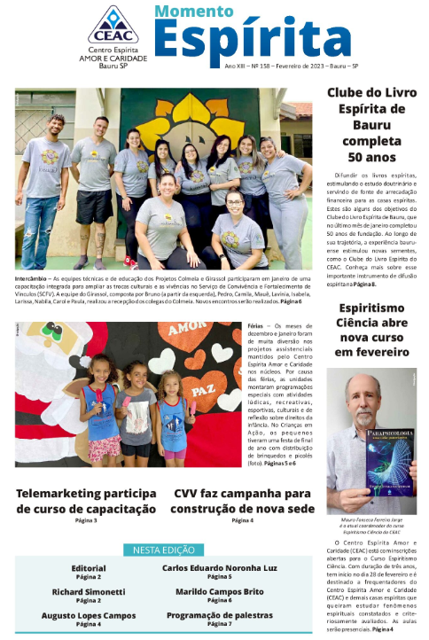 Jornal Momento Espírita