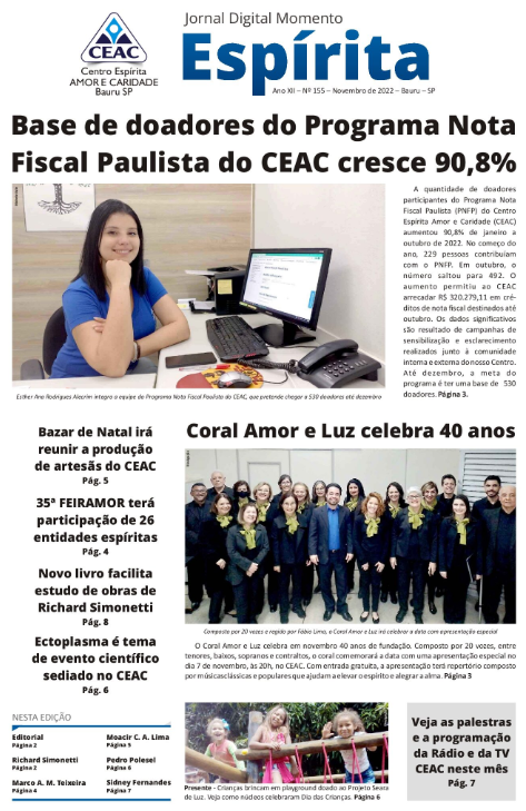 Jornal Momento Espírita